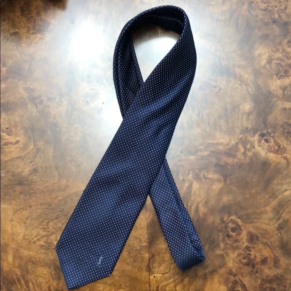 Yves Saint Laurent Necktie - Black